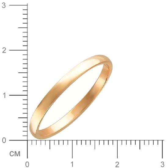 Обручальное кольцо из красного золота (арт. 341079)