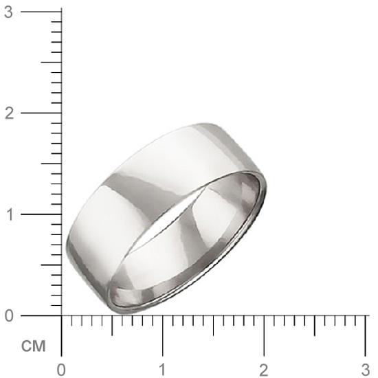 Обручальное кольцо из белого золота (арт. 341101)