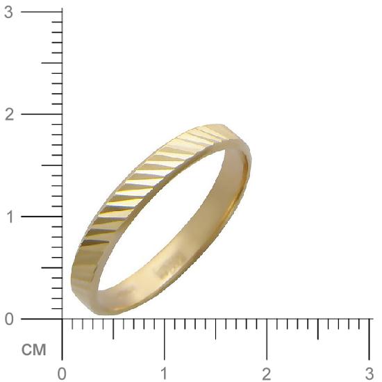 Обручальное кольцо из красного золота (арт. 341159)