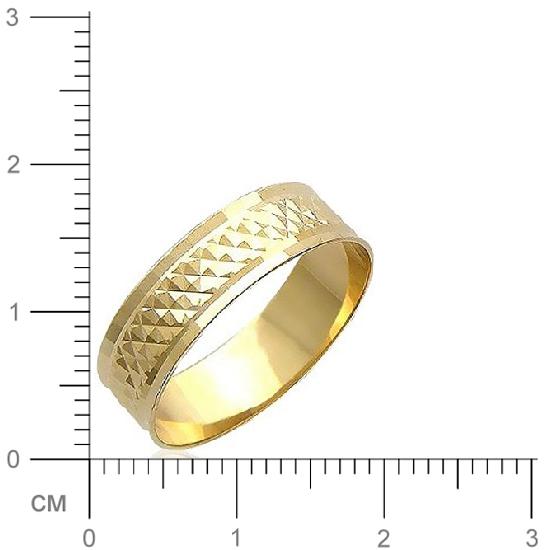 Обручальное кольцо из красного золота (арт. 341168)