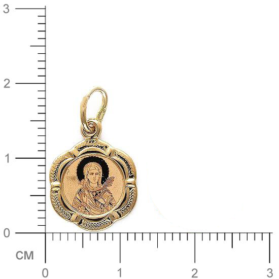 Подвеска-иконка "Святая Татьяна" из красного золота (арт. 341344)
