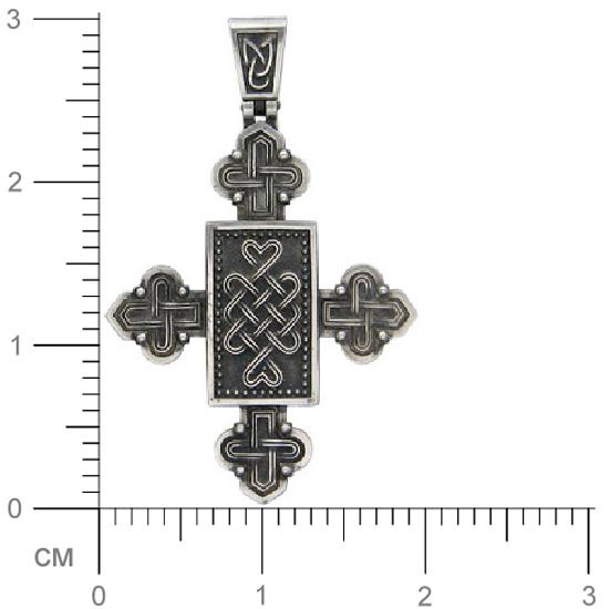 Крестик из серебра (арт. 342715)