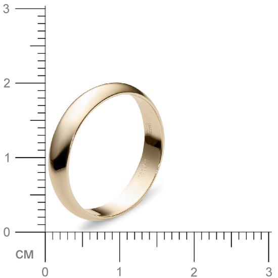 Обручальное кольцо из жёлтого золота  (арт. 351665)