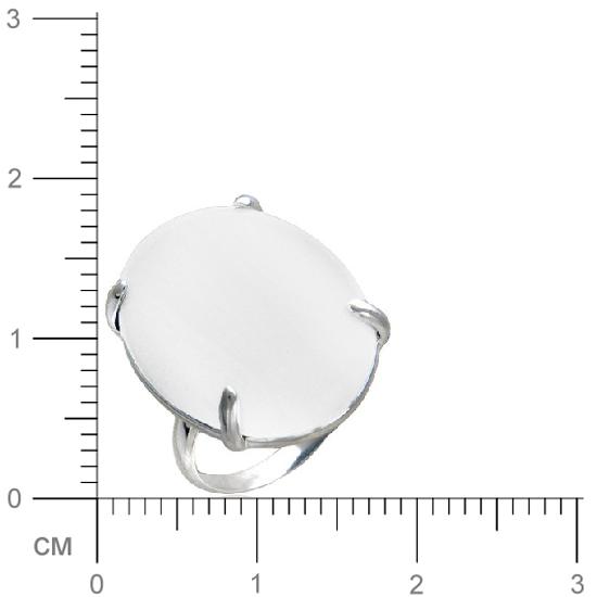 Кольцо с агатом из серебра (арт. 351703)