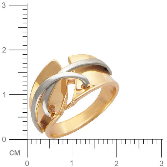 Кольцо из комбинированного золота (арт. 366690)
