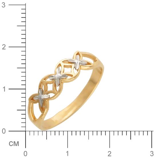 Кольцо из красного золота (арт. 367428)