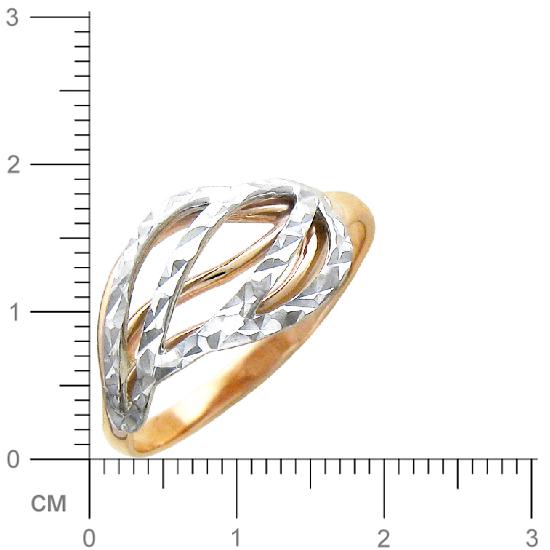 Кольцо из комбинированного золота (арт. 367524)
