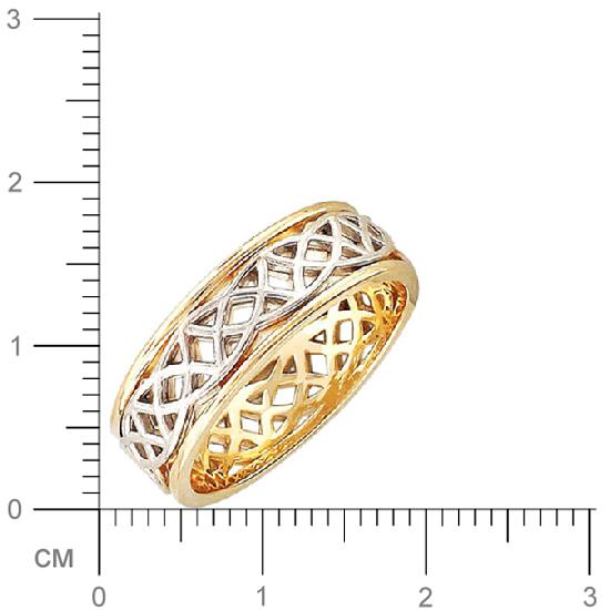 Обручальное кольцо из комбинированного золота (арт. 367685)