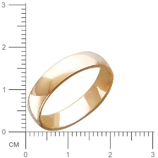 Обручальное кольцо из красного золота (арт. 367694)