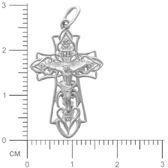 Крестик из серебра (арт. 368589)
