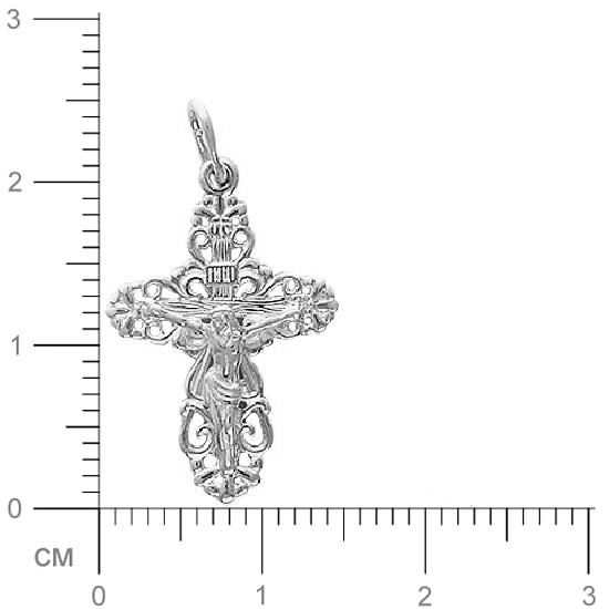 Крестик из серебра (арт. 368591)