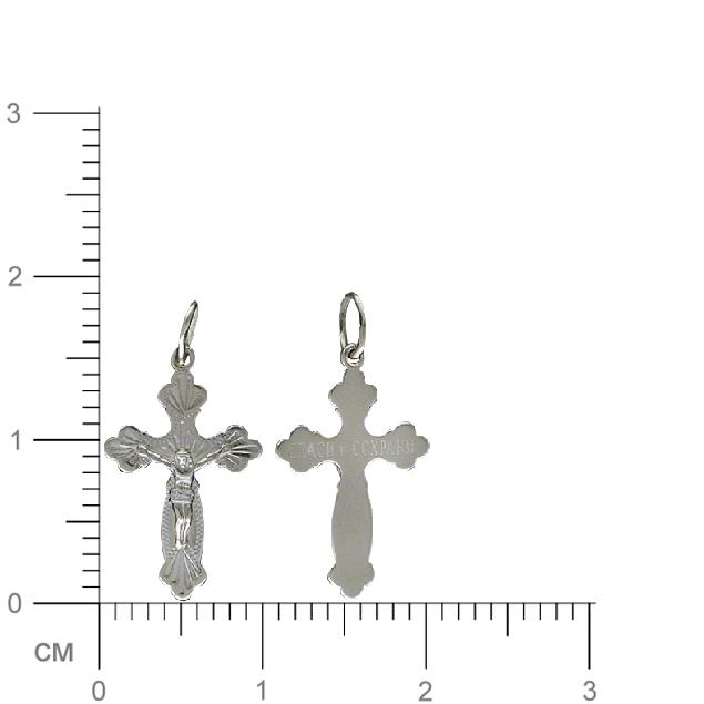 Крестик из серебра (арт. 368640)