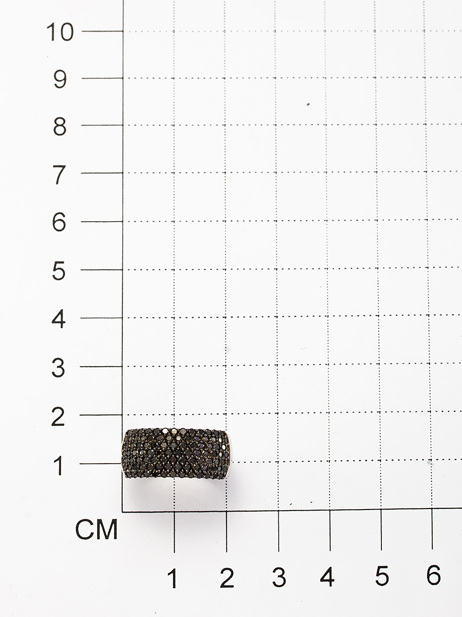 Кольцо с 94 бриллиантами из белого золота (арт. 805538)