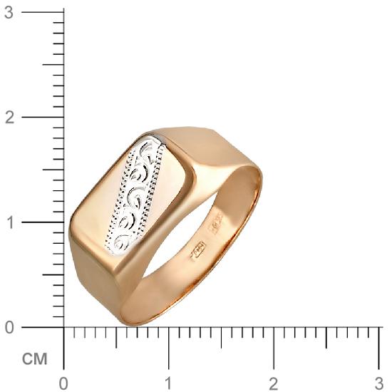 Кольцо из красного золота (арт. 820701)