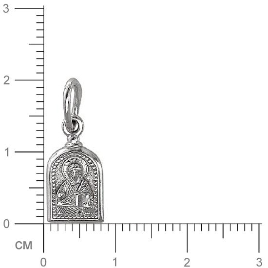 Подвеска-иконка "Господь Вседержитель" из серебра (арт. 826728)