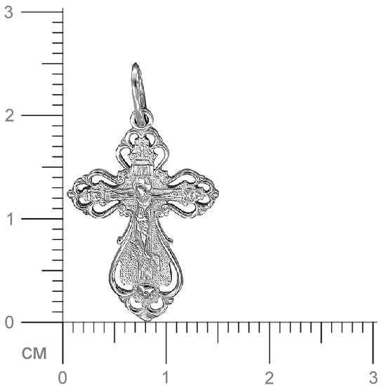 Крестик из серебра (арт. 832248)