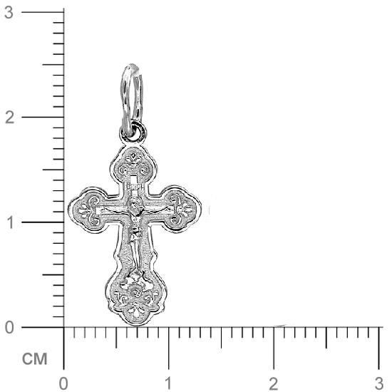 Крестик из серебра (арт. 832251)
