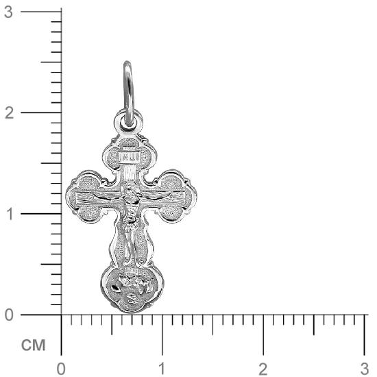 Крестик из серебра (арт. 832252)