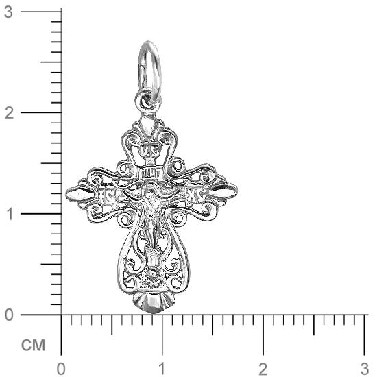 Крестик из серебра (арт. 832256)