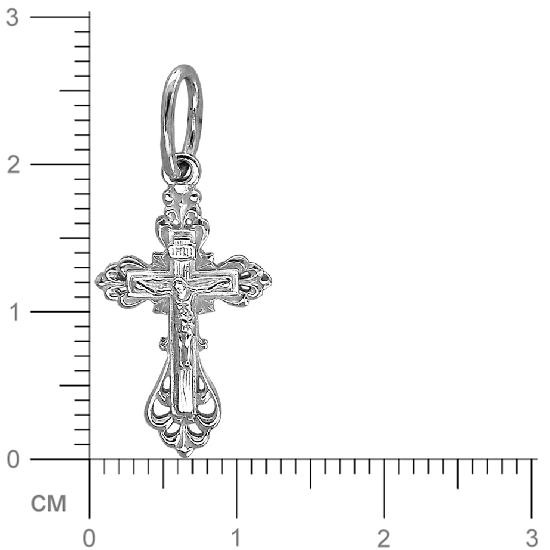 Крестик из серебра (арт. 832258)