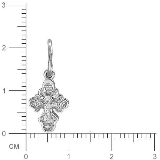 Крестик из серебра (арт. 832409)