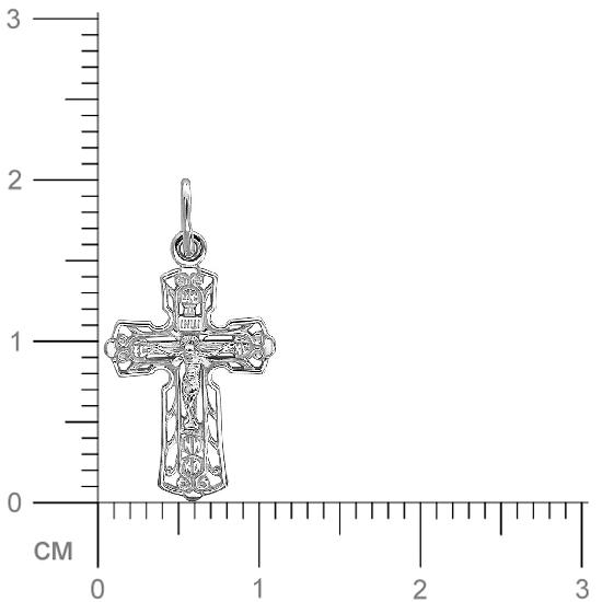 Крестик из серебра (арт. 832410)