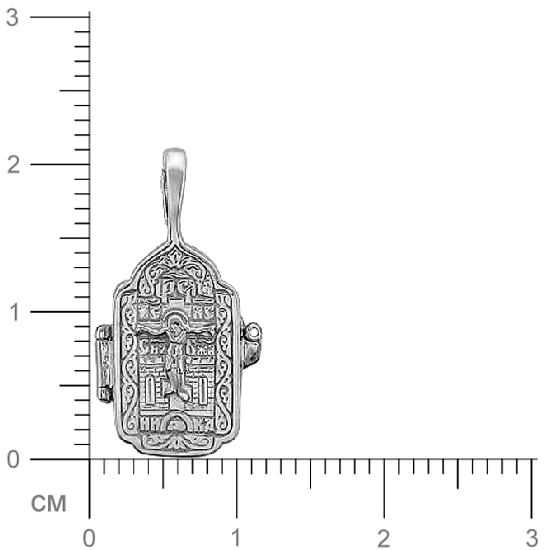 Подвеска-иконка из серебра (арт. 833033)