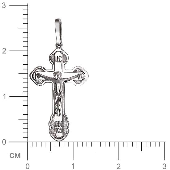 Крестик из серебра (арт. 833735)