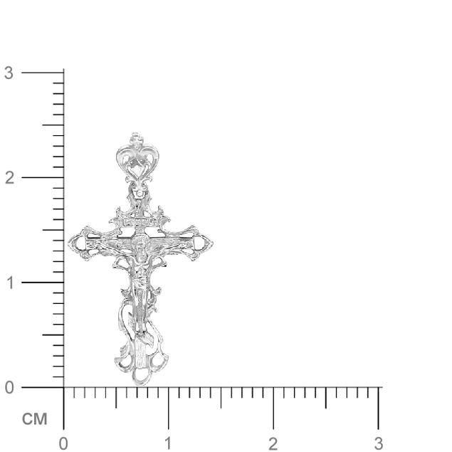 Крестик из серебра (арт. 833997)