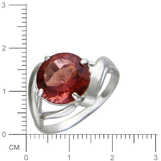 Кольцо с родолитом из серебра (арт. 835076)