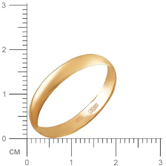 Обручальное кольцо из красного золота (арт. 836992)