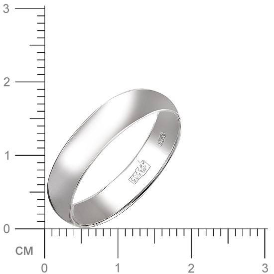 Обручальное кольцо из белого золота (арт. 836993)