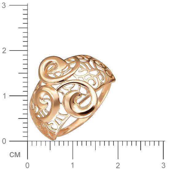Кольцо из красного золота (арт. 837377)