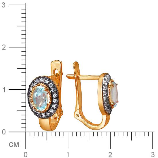 Кольцо с 14 фианитами из красного золота (арт. 842374)