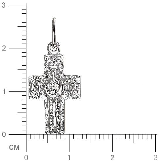Крестик из серебра (арт. 845040)