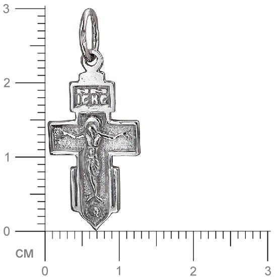 Крестик из серебра (арт. 845045)