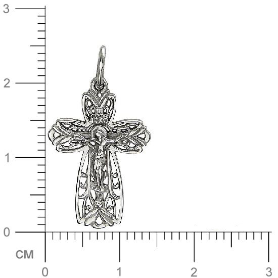 Крестик из серебра (арт. 845857)
