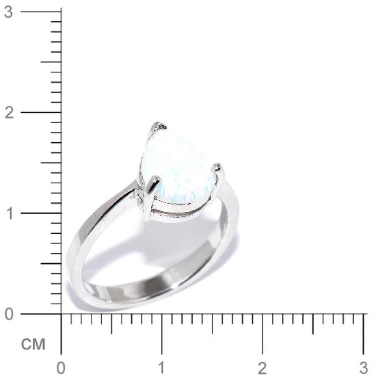 Кольцо с опалами из серебра (арт. 905053)