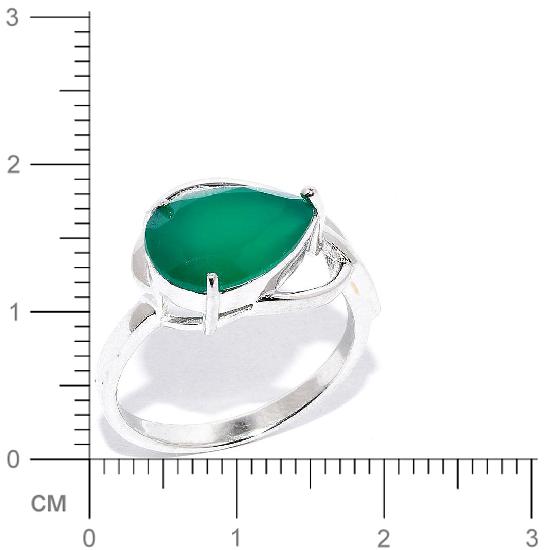 Кольцо с агатами из серебра (арт. 905232)