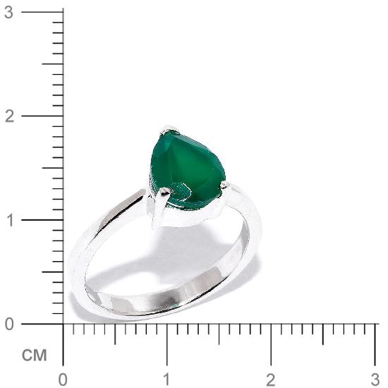 Кольцо с агатами из серебра (арт. 905636)