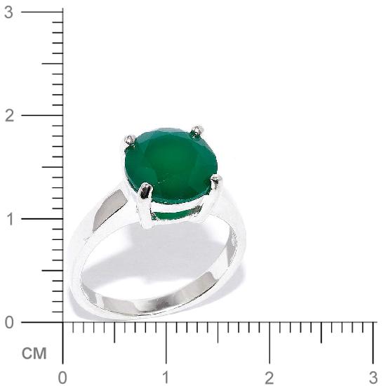 Кольцо с агатами из серебра (арт. 906135)