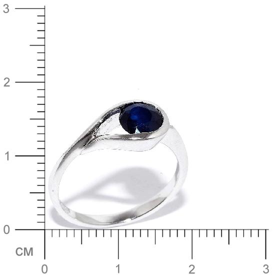 Кольцо с сапфирами из серебра (арт. 906856)