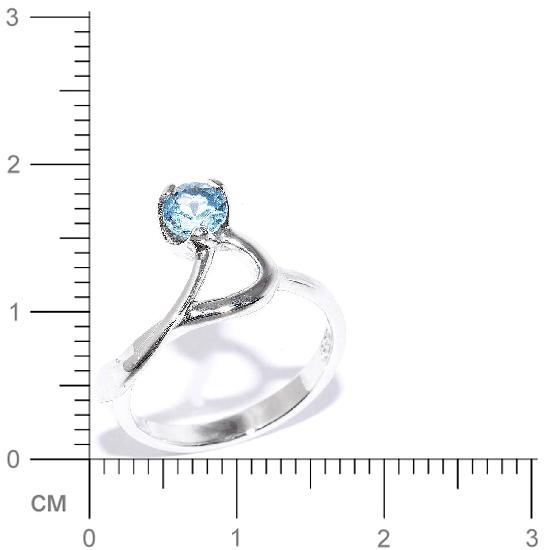 Кольцо с топазами из серебра (арт. 907418)