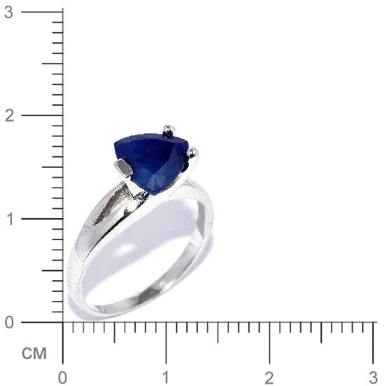 Кольцо с сапфирами из серебра (арт. 908051)