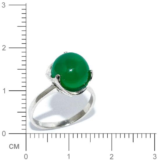 Кольцо с агатами из серебра (арт. 909708)