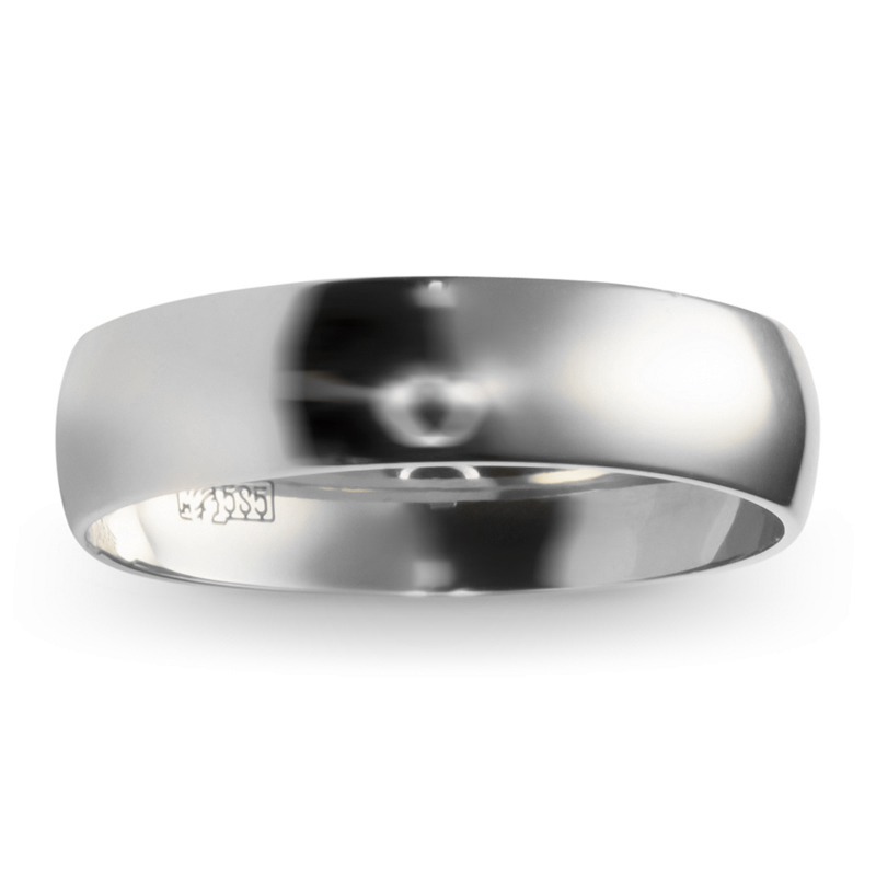 Обручальное кольцо из серебра (арт. 314024)