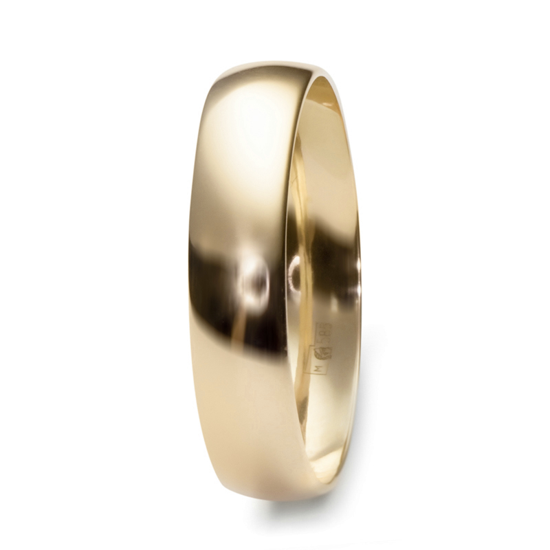 Обручальное кольцо из желтого золота (арт. 341107)
