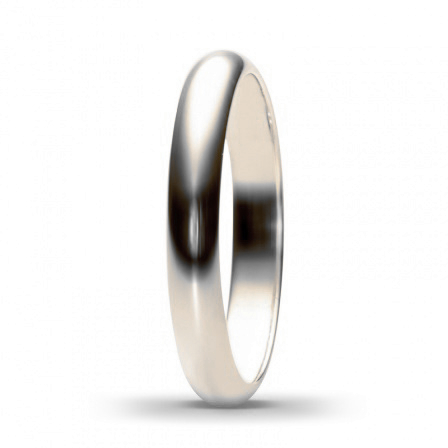Обручальное кольцо из серебра (арт. 341116)