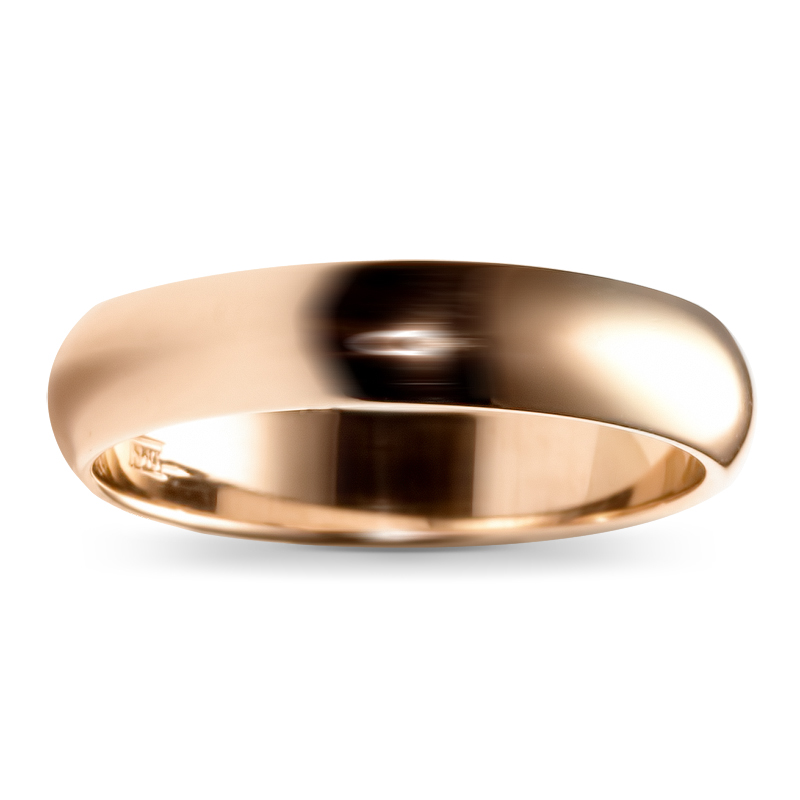 Обручальное кольцо из красного золота  (арт. 351627)