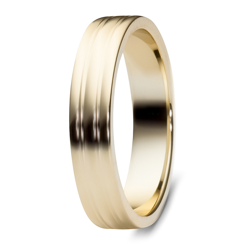 Обручальное кольцо из жёлтого золота  (арт. 351726)